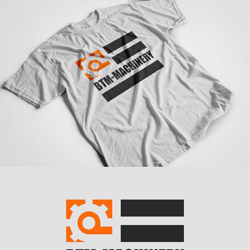 Industrial t-shirt with the title 'BTM Machinery T-Shirt'