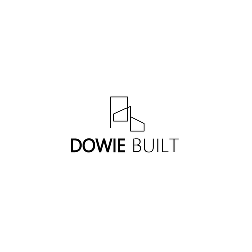 Typeface design with the title 'Dowie Built'