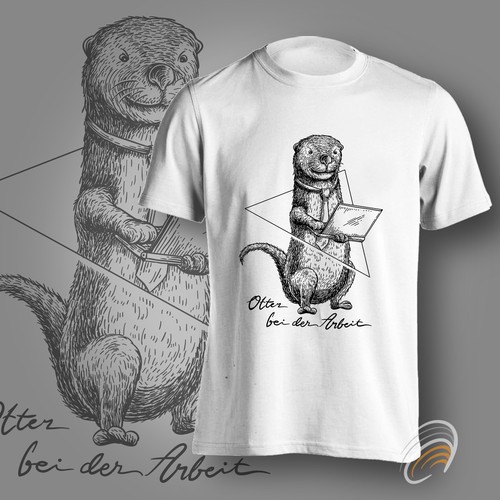 Geometric t-shirt with the title 't-shirt design'