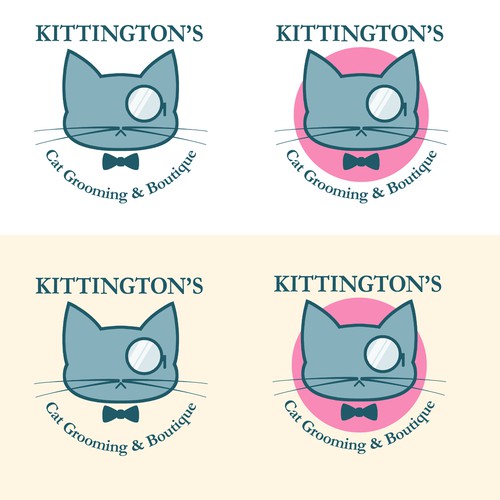 Monocle design with the title 'Logo Concept No. 2 - Kittingtons'