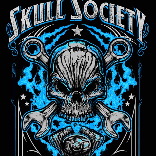 Cool skull t clearance shirts