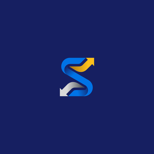 Abstract arrow logo with the title 'Silver trade'