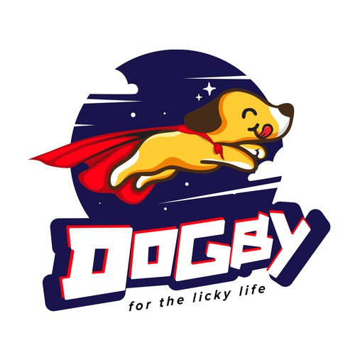 Marvel logo with the title 'Playful Logo For Dogby ... Pet Food Products'