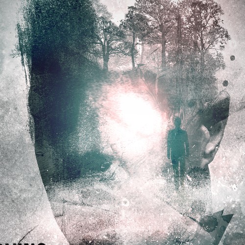 Abstract book cover with the title 'Design a book cover that's indistinguishable from those of major publishers'