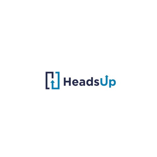 Combination logo with the title 'HeadsUp'