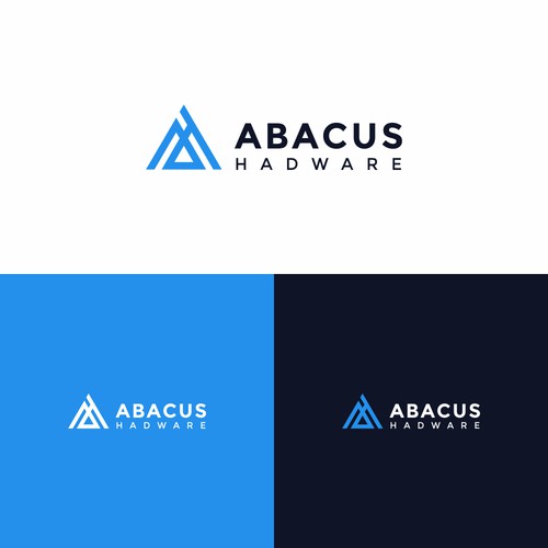 Hardware logo with the title 'abacus'
