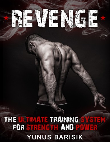 Fitness book cover with the title 'Create a Professional E-Book Cover Aimed at Strength and Power Athletes'