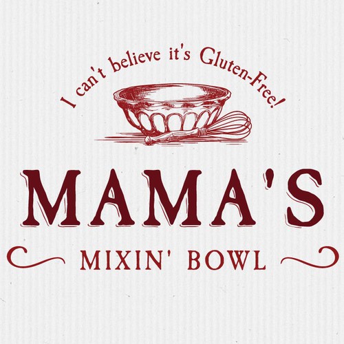 Bowl design with the title 'Mama's Mixin' Bowl'