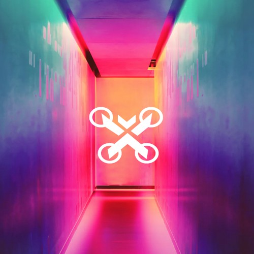 Laser design with the title 'Ray X Token'