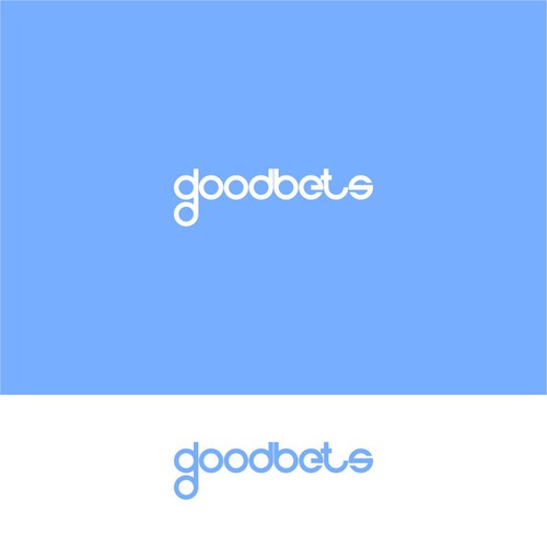 Crystal blue logo with the title 'concept for goodbets company'