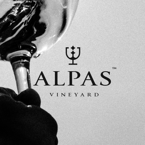 Star logo with the title 'Alpas Vineyard'