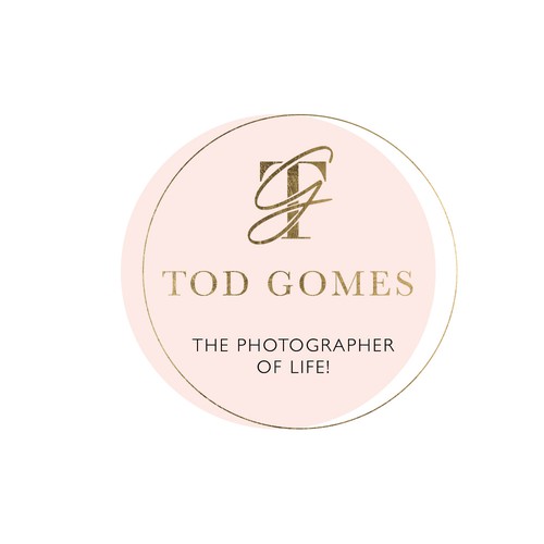 Blush design with the title 'monogram logo'