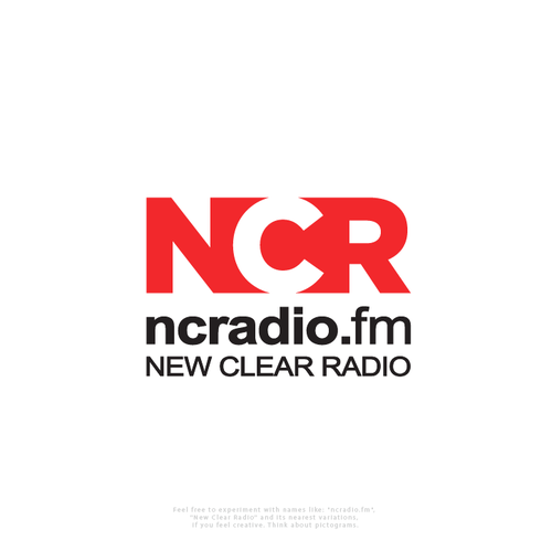 Radio station design with the title 'NCRadio.fm'