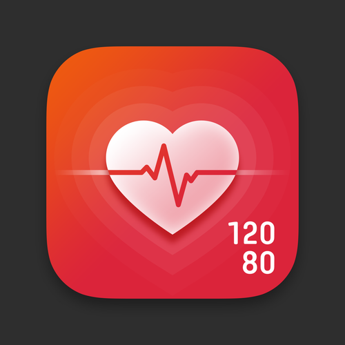 Android design with the title 'Blood Pressure'