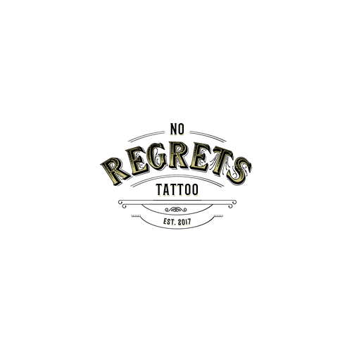 Steampunk logo with the title 'Logo for custom tattoo shop'