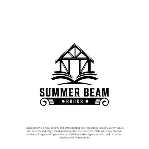 Publisher logo with the title 'Summer beam logo design for Building art related book.'