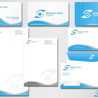 Create the next stationery for Holloway Vision Centre