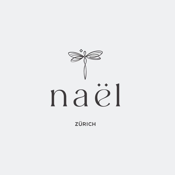 Dragonfly design with the title 'Nael'