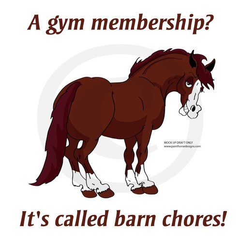 Horse t-shirt with the title 'Concept for t shirt '