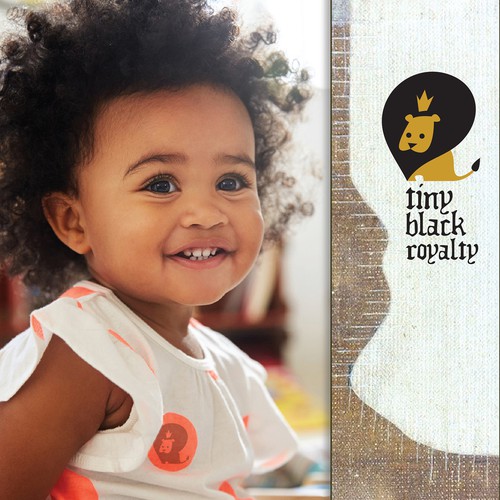 Afro logo with the title 'Logo design for a baby/toddler apparel brand'