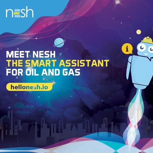 Backdrop design with the title '3D Technology Innovation '