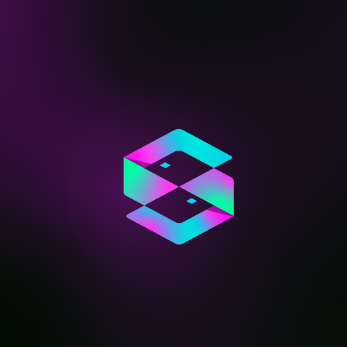 S design with the title 'Letter S + fish in negative space'