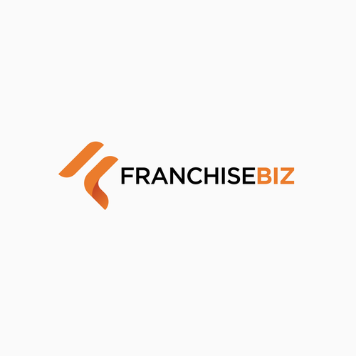 Orange brand with the title 'FranchiseBiz logo'