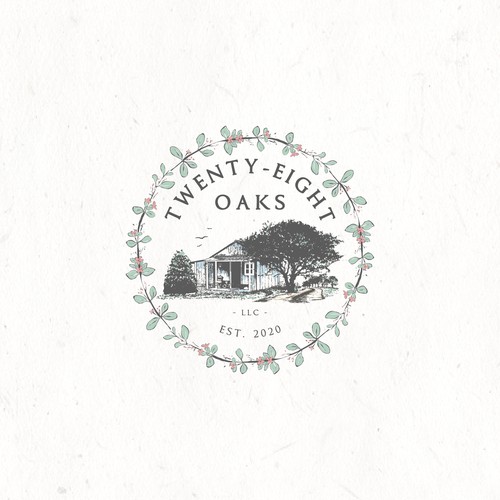 Farm logo with the title 'Logo for flower farm '