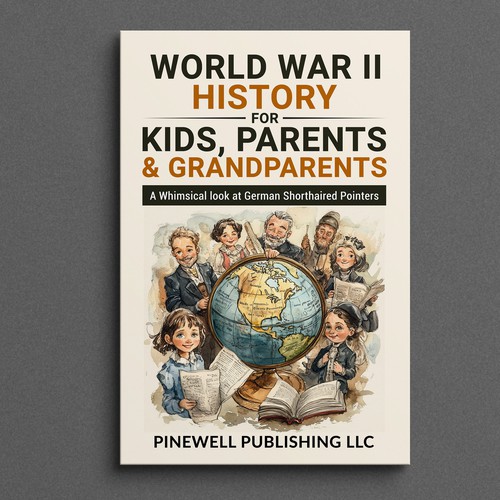 German book cover with the title 'World War II History for Kids, Parents & Grandparents'