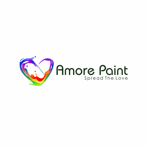Paint design with the title 'Paint logo'