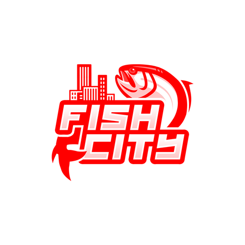 Fish logo with the title 'Fish City'