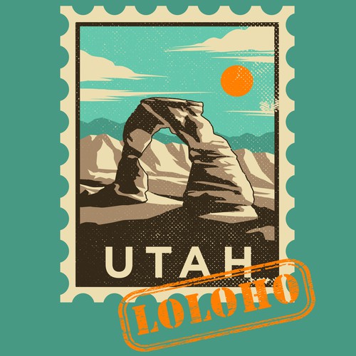 National park design with the title 'LOLOHO'