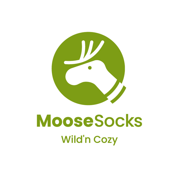 Sock logo with the title 'Moose Socks'