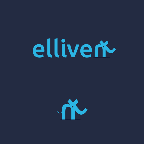 Cool logo with the title 'Elephant logo'