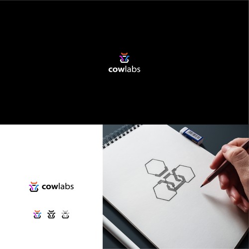 Cow brand with the title 'cowlabs'