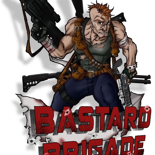 Warrior artwork with the title 'Bastard Brigade'