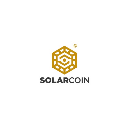 Sun brand with the title 'SolarCoin crypto currency'
