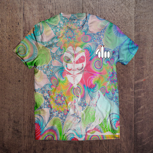 Tribal t-shirt with the title 'E.T. LS.D.'