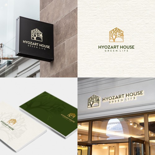 Home logo with the title 'What if there is a forest and a house in the middle of Brooklyn city'