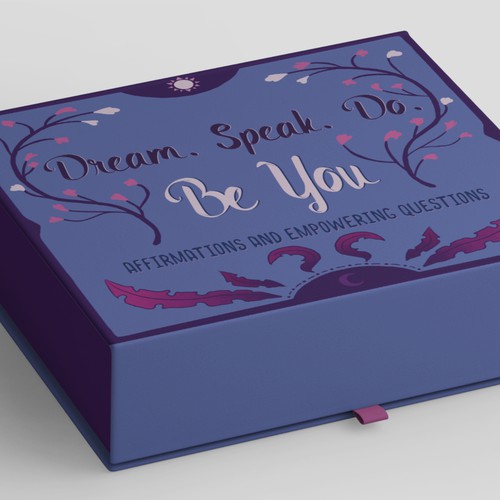 Mockup packaging with the title 'Affirmation Box Mockup Ver. 3'