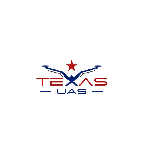Drone logo with the title 'Texas UAS Drone'