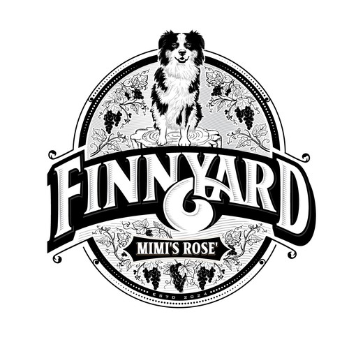 Vineyard logo with the title 'FinnYard MiMi Rose'