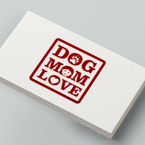 Mom design with the title 'DOG MOM LOVE '