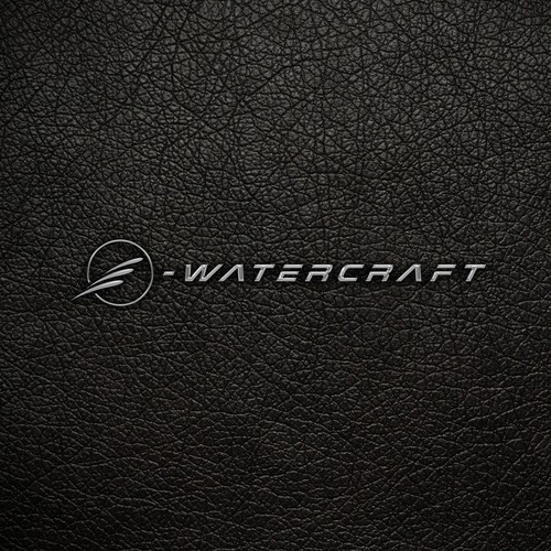 Chrome design with the title 'Modern and Hightech logo for Electric Jet Ski Company E-Watercraft'