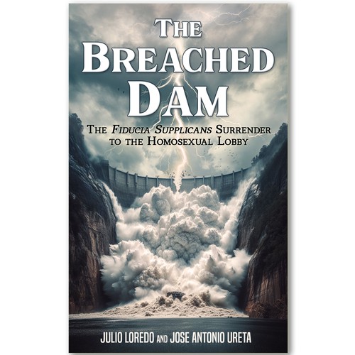 Impressive design with the title 'Serious Catholic Book Cover'