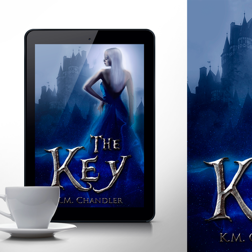 Queen design with the title 'Book cover design fantasy YA'