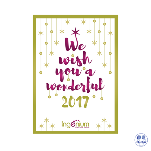 New Year's design with the title 'Happy new year'