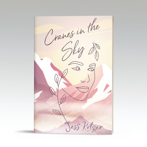 Artsy design with the title 'Wistful and artsy book cover proposal'