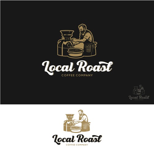 Roast design with the title 'local roast'
