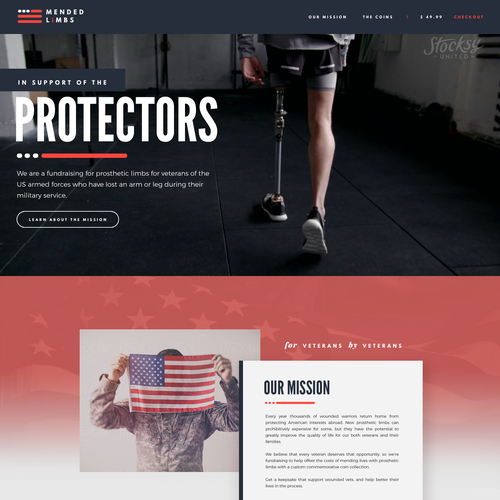 Coin design with the title 'Mended Limbs'